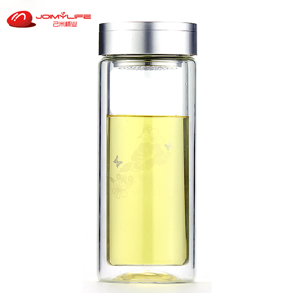 商务精英双层玻璃杯