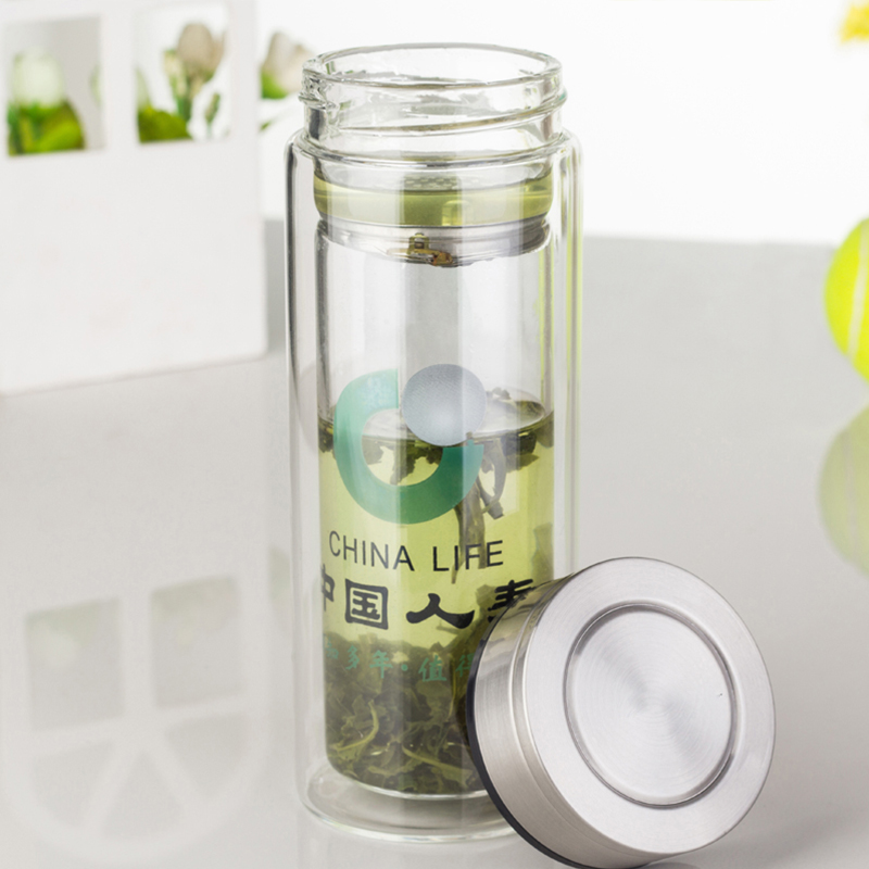 中国人寿双层水杯定制案例