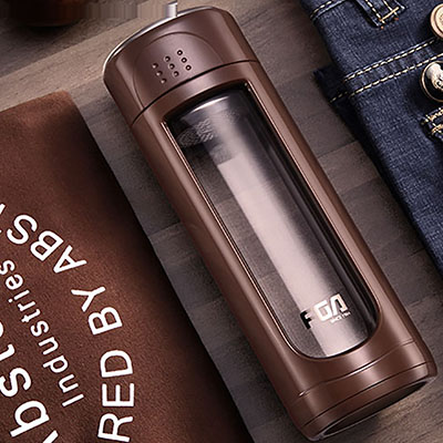 时尚商务防烫玻璃水杯