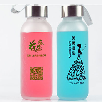 玻璃水杯定制印logo开业活动赠品