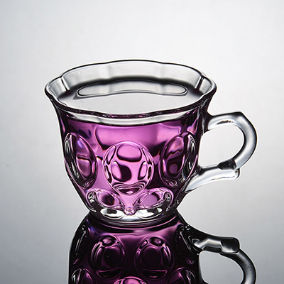 欧式钻石刻花玻璃耐热无铅杯子套装