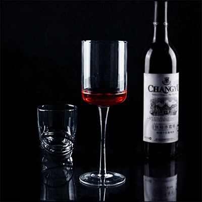 高脚杯冰裂杯平口