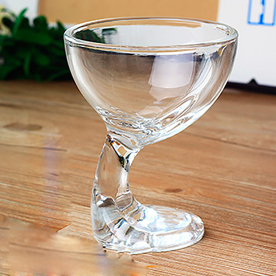 甜品果汁玻璃奶昔杯