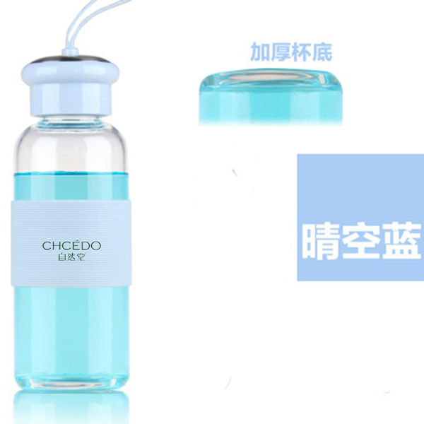 自然堂玻璃杯定制案例