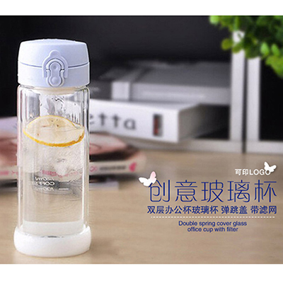 双层办公玻璃杯