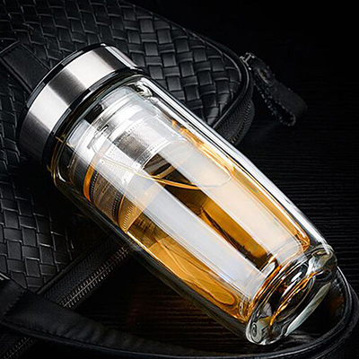 <b>鹅蛋高档男士玻璃办公杯</b>