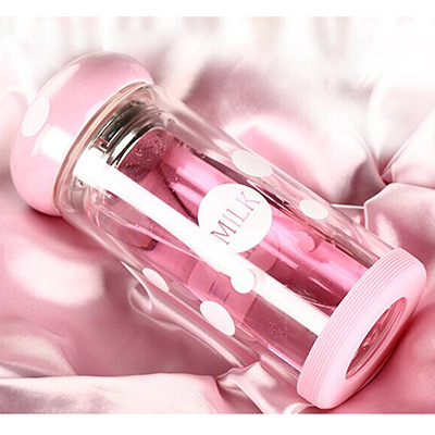 双层隔热创意便携水杯女士家用