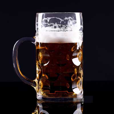 带把扎啤杯定制