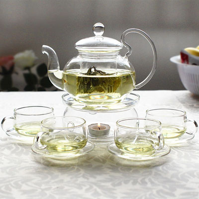 欧式甜美小资花茶具定制