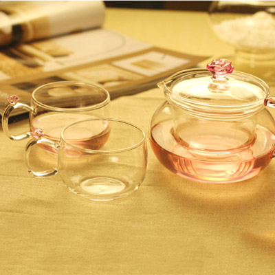 耐热整套花草茶玻璃茶具套装定制