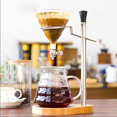 咖啡壶咖啡机 可升降式冲杯套装