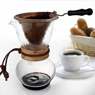滤泡式手冲咖啡壶耐热玻璃壶