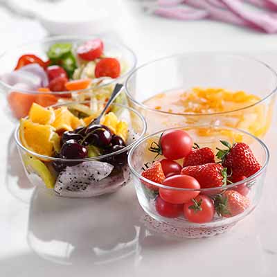 创意透明水果沙拉碗