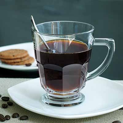 钢化玻璃咖啡杯