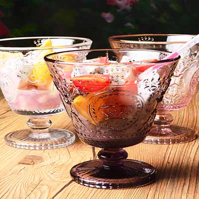 创意玻璃沙拉碗甜品杯