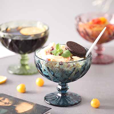 无铅玻璃杯子甜品甜点沙拉碗