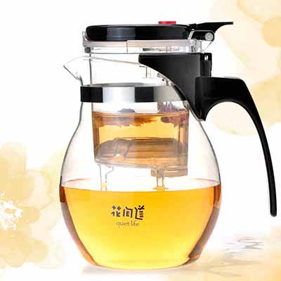 耐高温飘逸杯玻璃茶壶