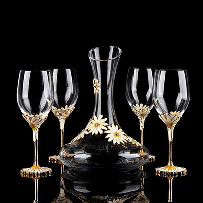 欧式高档水晶玻璃红酒杯