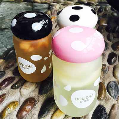 可爱带滤网水杯