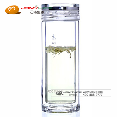 正品思宝高山流水 双层水晶玻璃杯子定制