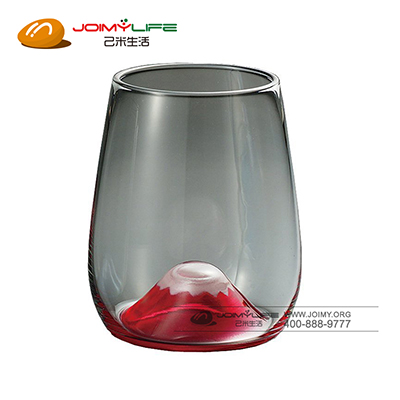 富士山玻璃杯一对定制