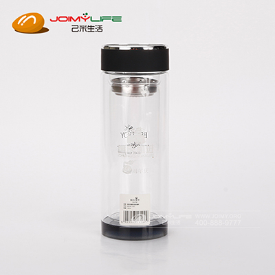 重庆凯进五周庆 双层玻璃时尚保温杯定制