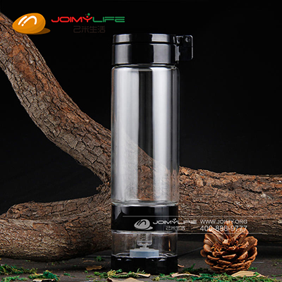 双层耐热玻璃茶水分离玻璃杯 旅行泡茶杯