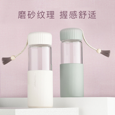 随手玻璃杯定制 网红ins玻璃杯批发 玻璃杯定做工厂印logo