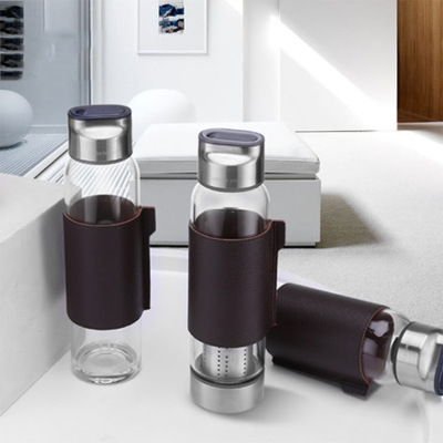 玻璃杯商务套装定做 节日福利礼品杯公司现货 富光玻璃杯定制logo