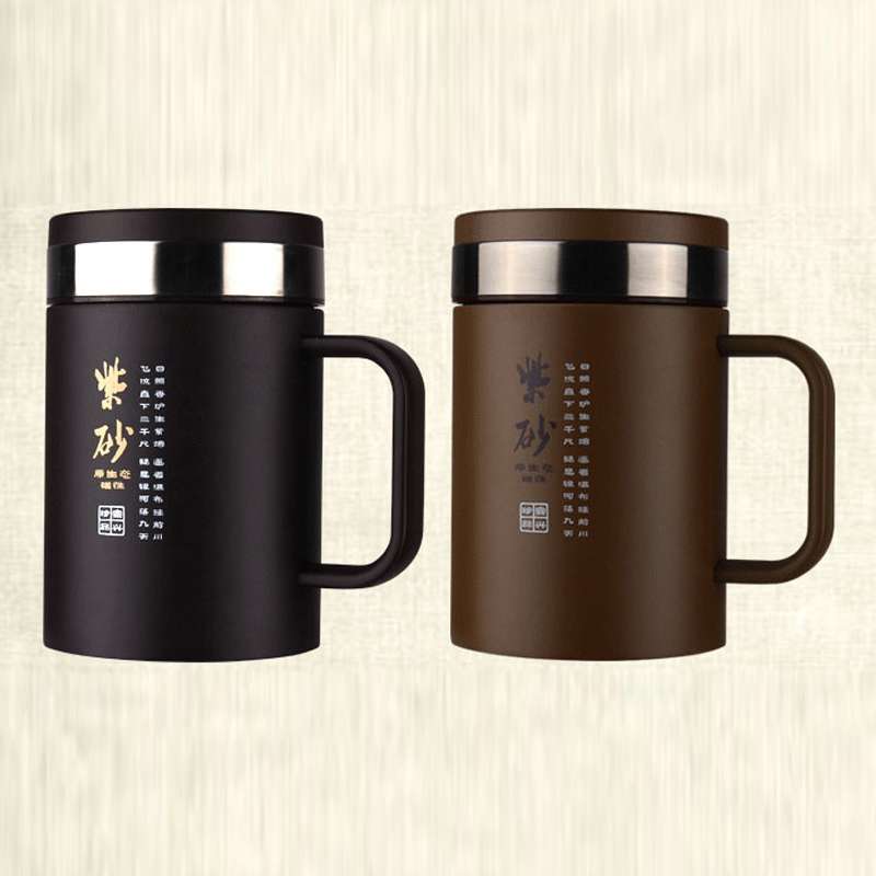 磁性紫砂保温杯 可定制Logo 团体定制