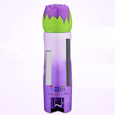 韩国玫瑰花保温杯女士不锈钢杯子