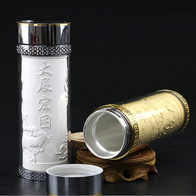 999纯银杯保健杯保温杯纯银内胆银水杯子男女士