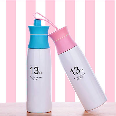 情侣1314爱心真空不锈钢保温杯