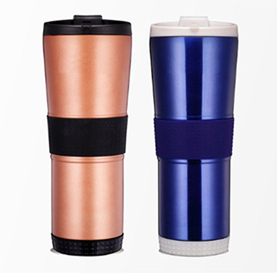 带硅胶高档保冷商务保温杯