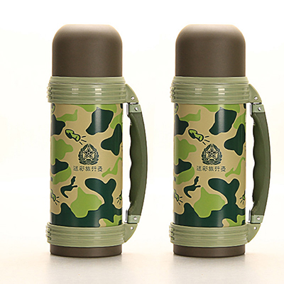 神州勇士迷彩促销旅行壶保温杯