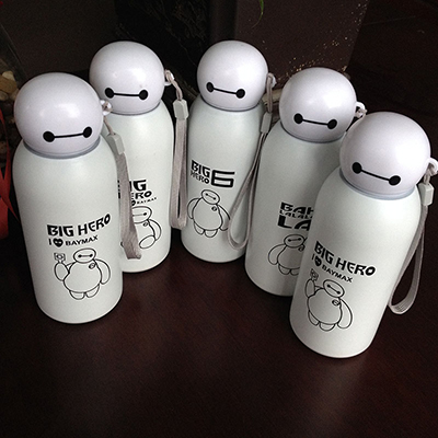 创意吊带大白保温杯