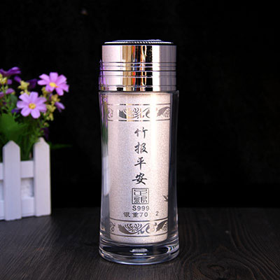 <b>雪花银内胆保温杯</b>