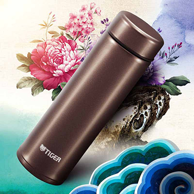 <b>Tiger虎牌保温杯不锈钢水杯男女便携杯子</b>