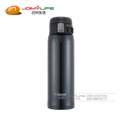 象印轻量不锈钢保温杯 绸缎黑定制