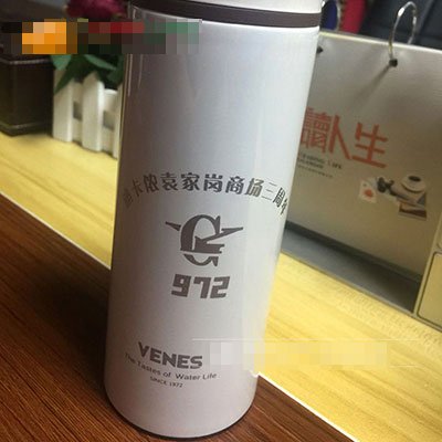 迪卡侬广告保温杯 礼品水杯定制