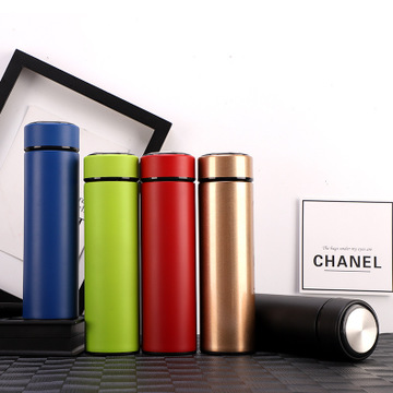 304双层保温杯 不锈钢橡胶漆保温杯 商务办公休闲礼品杯定制批发