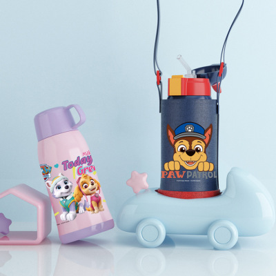 儿童保温杯定制 男女水壶批发 小学生幼儿园便携保温杯定做logo