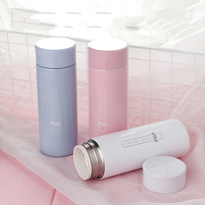 现款富光保温杯男女士 316不锈钢学生杯定制 韩版清新文艺便携随手水杯子300ml