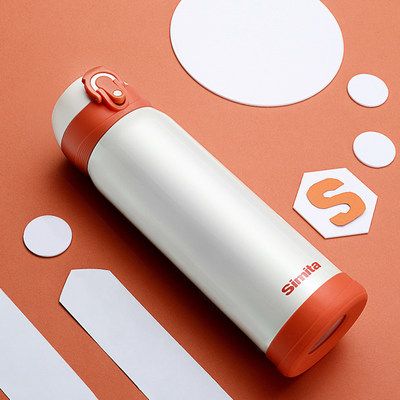 Simita保温杯男女 便携学生韩版304不锈钢水杯 泡茶