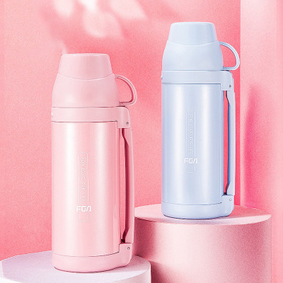 大容量外出水壶 1000ML户外不锈钢旅行水壶