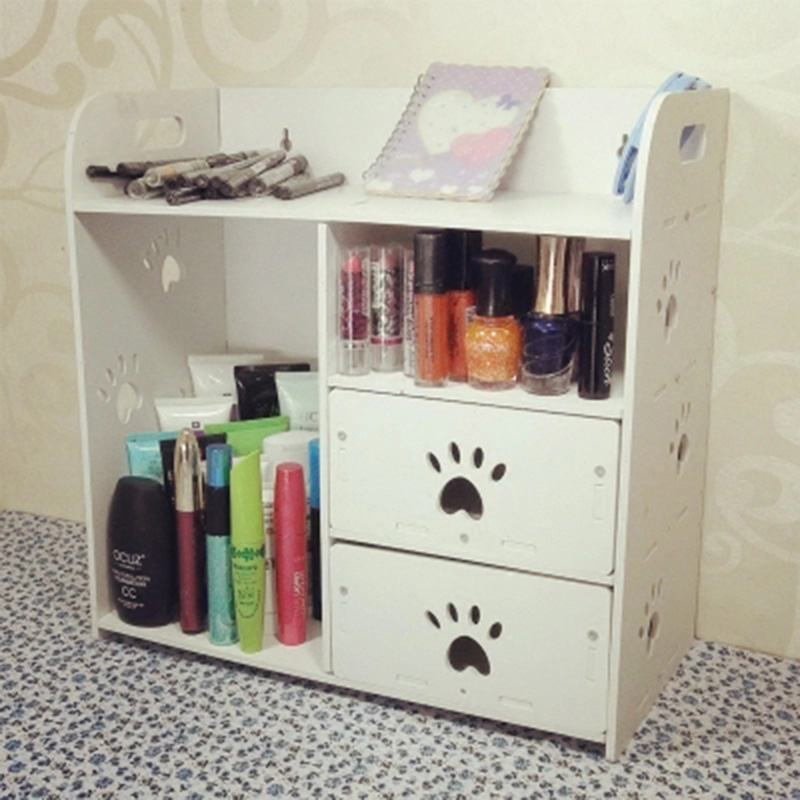 办公桌面置物架抽屉收纳柜