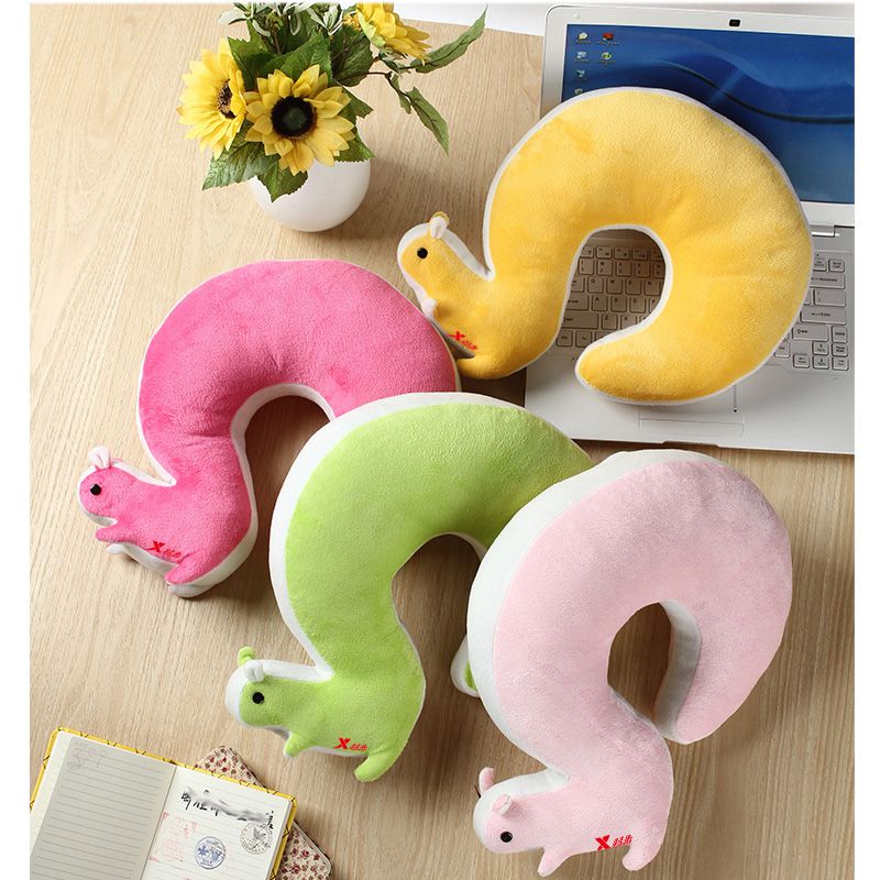 特步定制小松鼠u型枕头