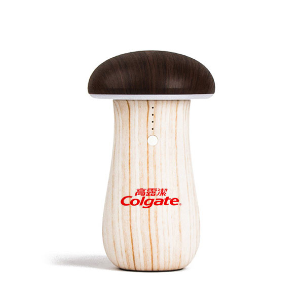 高露洁定制蘑菇灯移动电源