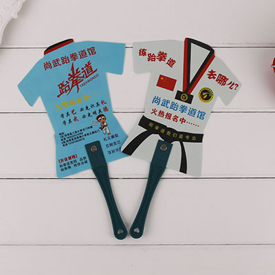 创意服装型广告扇