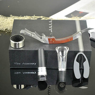 花梨木酒刀五件套